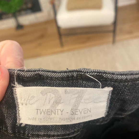 FREE PEOPLE HIGH RISE SKINNY JEANS - Picture 2 of 3